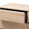 Baxton Studio Miren Mid-Century Modern Light Oak and Dark Grey 6-Drawer Dresser 148-8256 - alternate 3